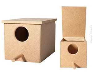 Wooden Finch Nesting Box