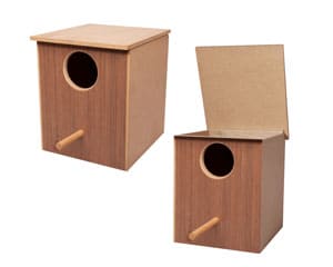 Wooden Large Parrot Nesting Box 30cm Tall