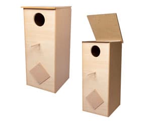 Wooden Parrot Nesting Box 60cm Tall