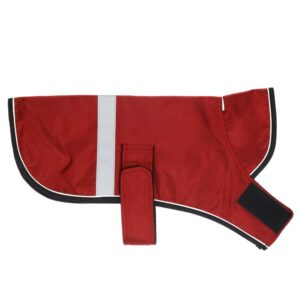 Zeez Dapper Dog Coat Warm Maroon