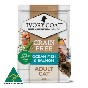 Ivory Coat Grain Free Dry Cat Food Adult Ocean Fish & Salmon 2kg