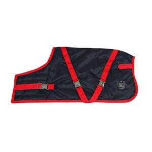 Zeez Supreme Dog Coat Navy Stone/Red