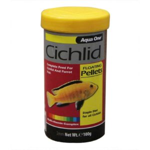 Cichlid Floating Pellet Food 2mm 100g  Aqua One